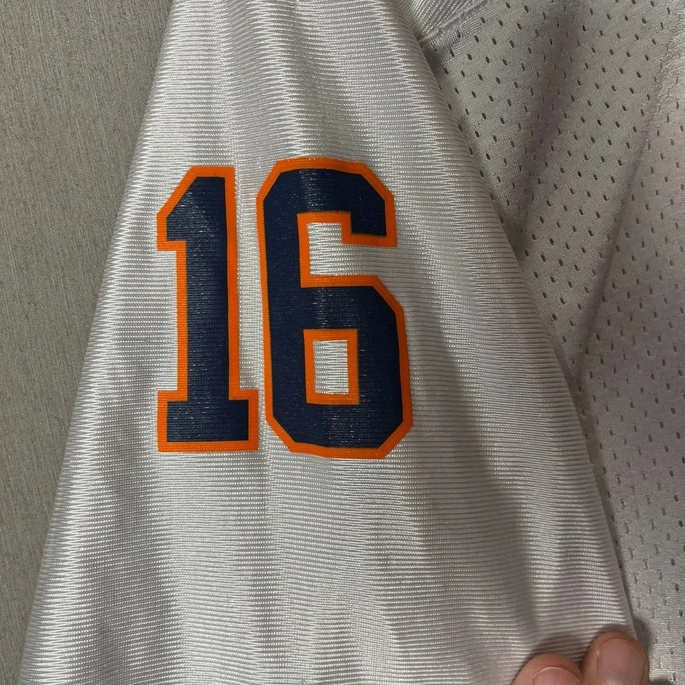 Virginia Nike Jersey Kids L White #16 NCAA Football EUC